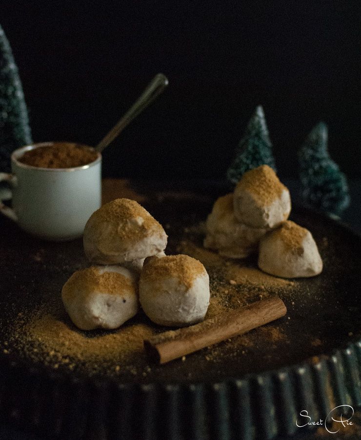 Rezeptbild: gefrorene Käseküchlein mit Lebkuchengewürz