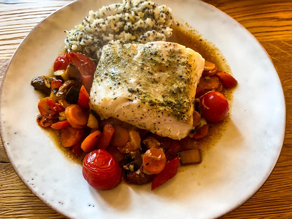 Rezeptbild: Fischpäckchen aus dem Ofen