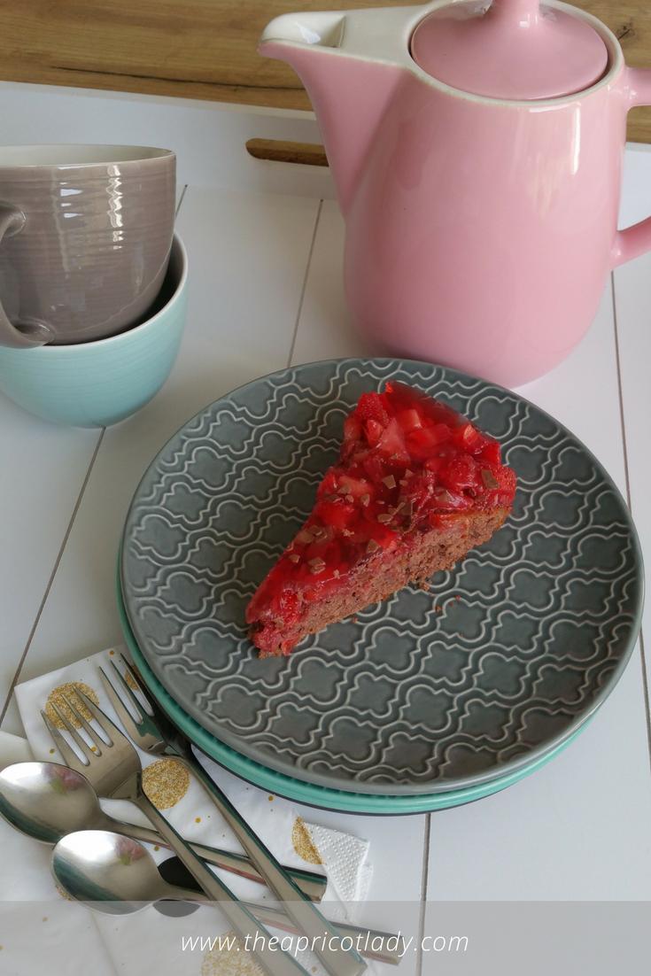 Rezeptbild: köstlicher Schoko-Erdbeerkuchen einfach & schnell gemacht