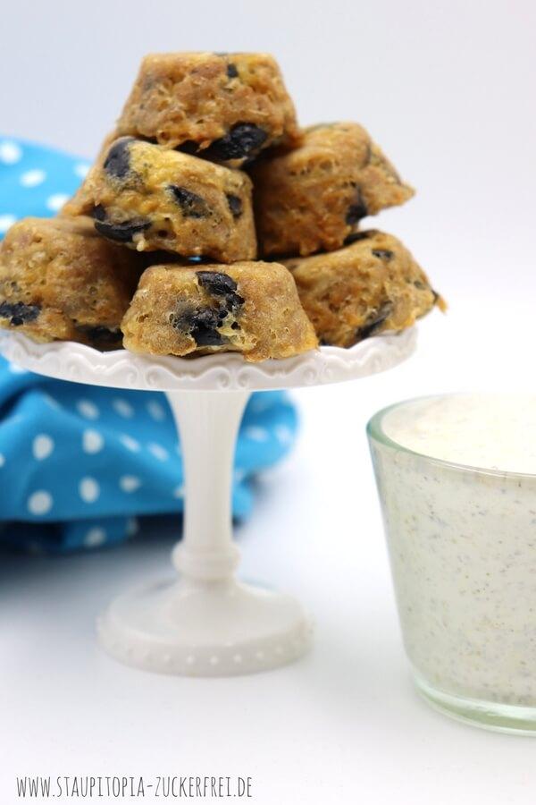 Rezeptbild: Herzhafte Low Carb Muffins mit Thunfisch und Oliven
