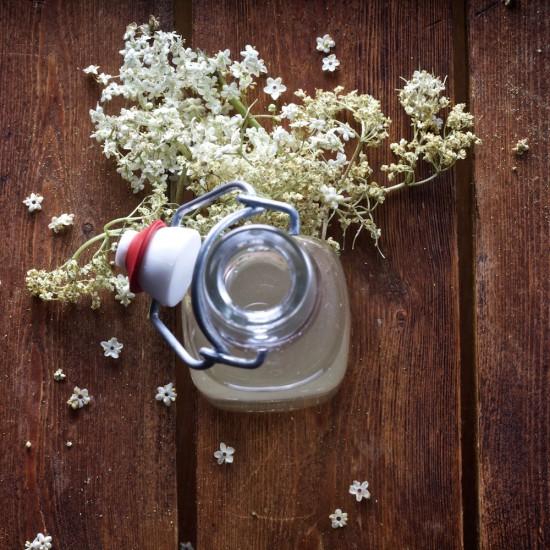 Rezeptbild: Holunderblütensirup