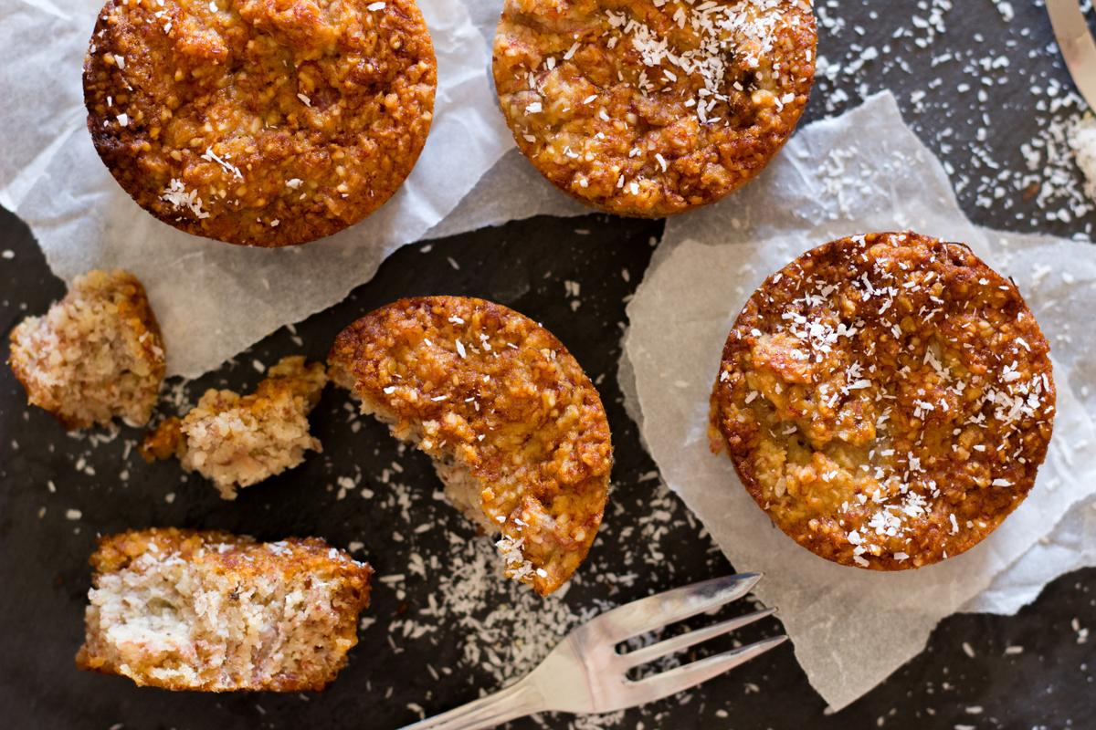Rezeptbild: APFEL ZIMT CRUMPLE – SCHNELLER UND GESUNDER KUCHEN MIT STREUSELN