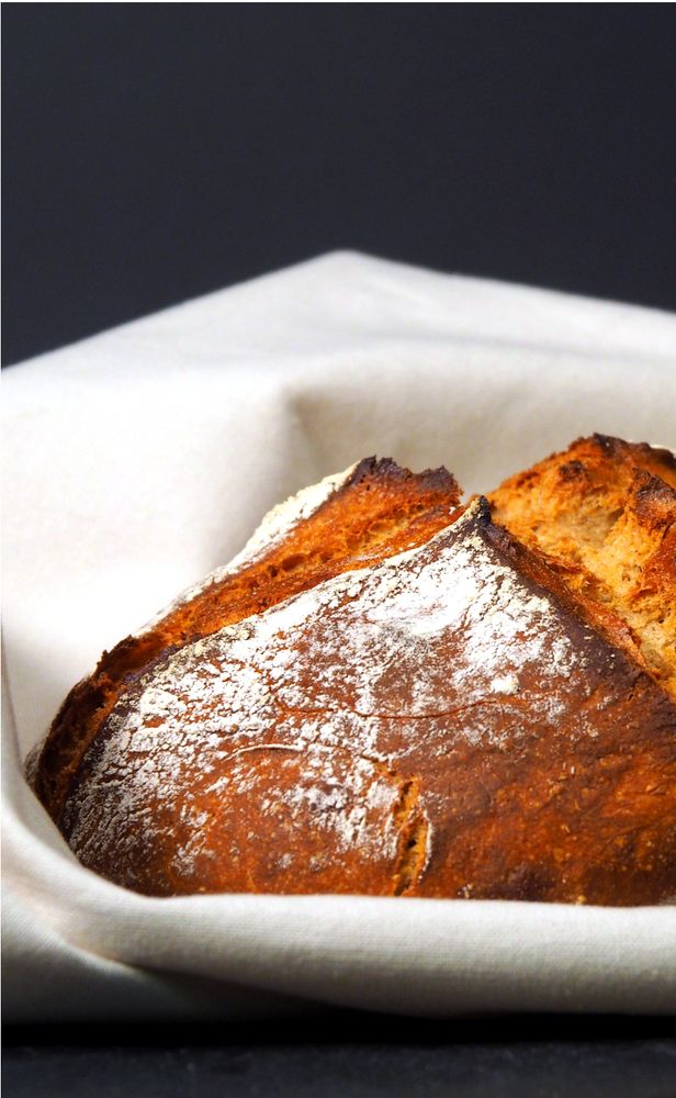Rezeptbild: Rustikales Bauernbrot - ganz ohne Kneten