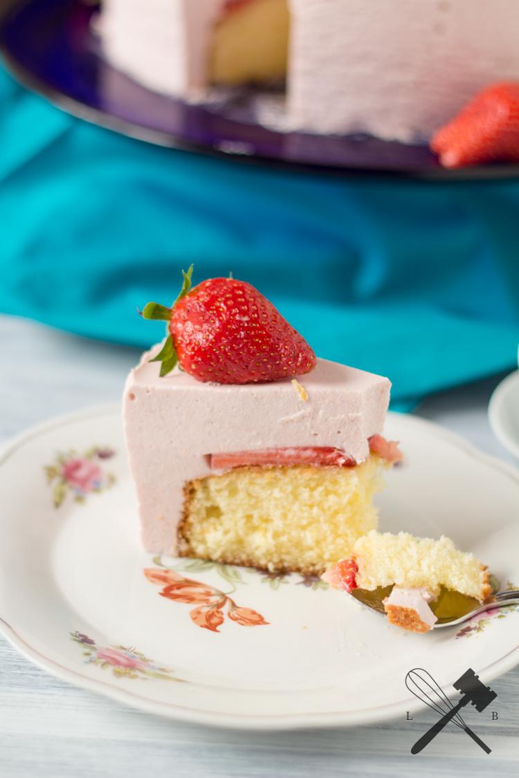 Rezeptbild: Erdbeer-Stich Torte
