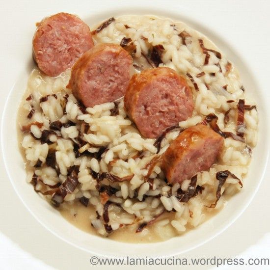 Rezeptbild: Absinthrisotto mit Saucisson