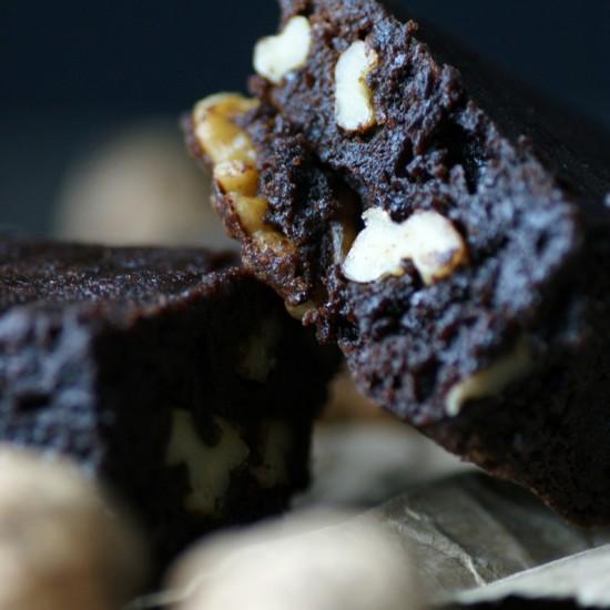 Rezeptbild: Walnuß-Brownies