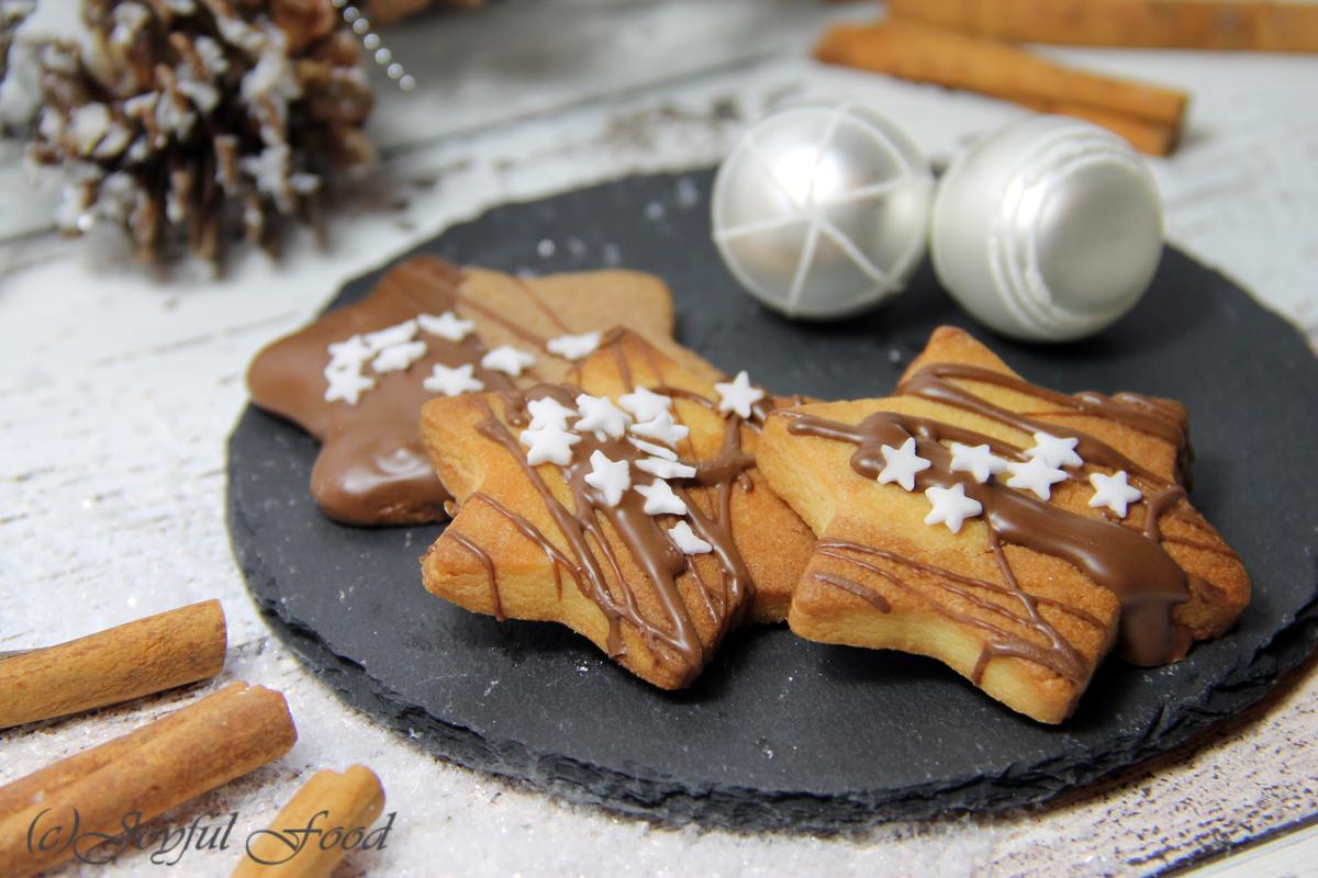 Rezeptbild: Nougat Sterne