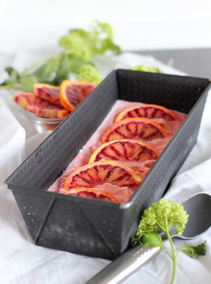 Rezeptbild: Blutorangen-Ingwer Sorbet