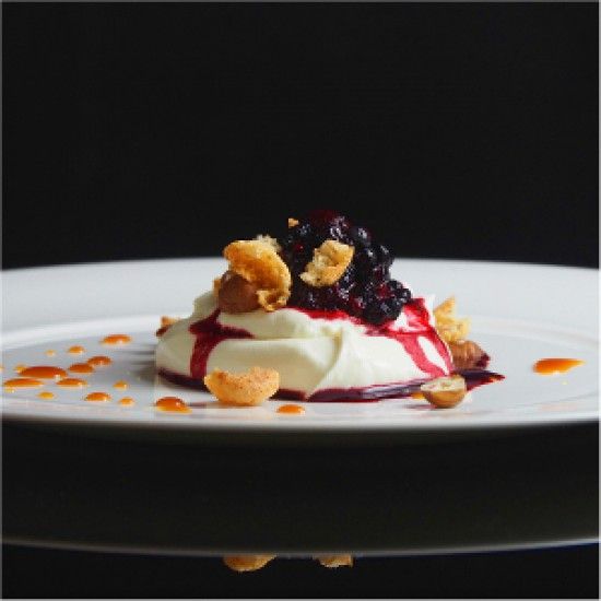 Rezeptbild: Joghurtcreme, Früchte, Butterkaramell