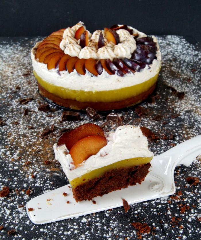 Rezeptbild: Birnen Lebkuchen Mohntorte 