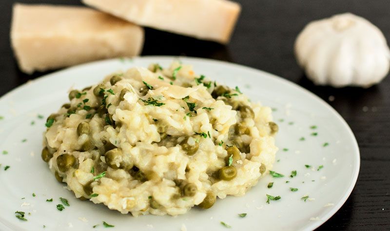 Rezeptbild: Unglaubliches Erbsen-Risotto