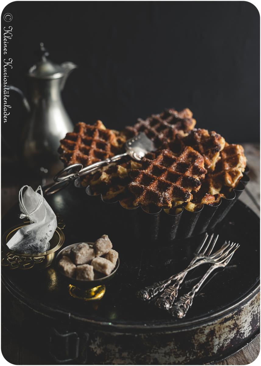 Rezeptbild: Churrowaffeln mit Schokosauce