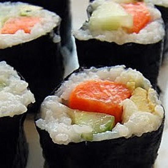 Rezeptbild: vegetarisches Sushi
