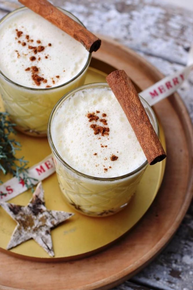Rezeptbild: Eggnog, DAS amerikanische Getränk zur Weihnachtszeit!