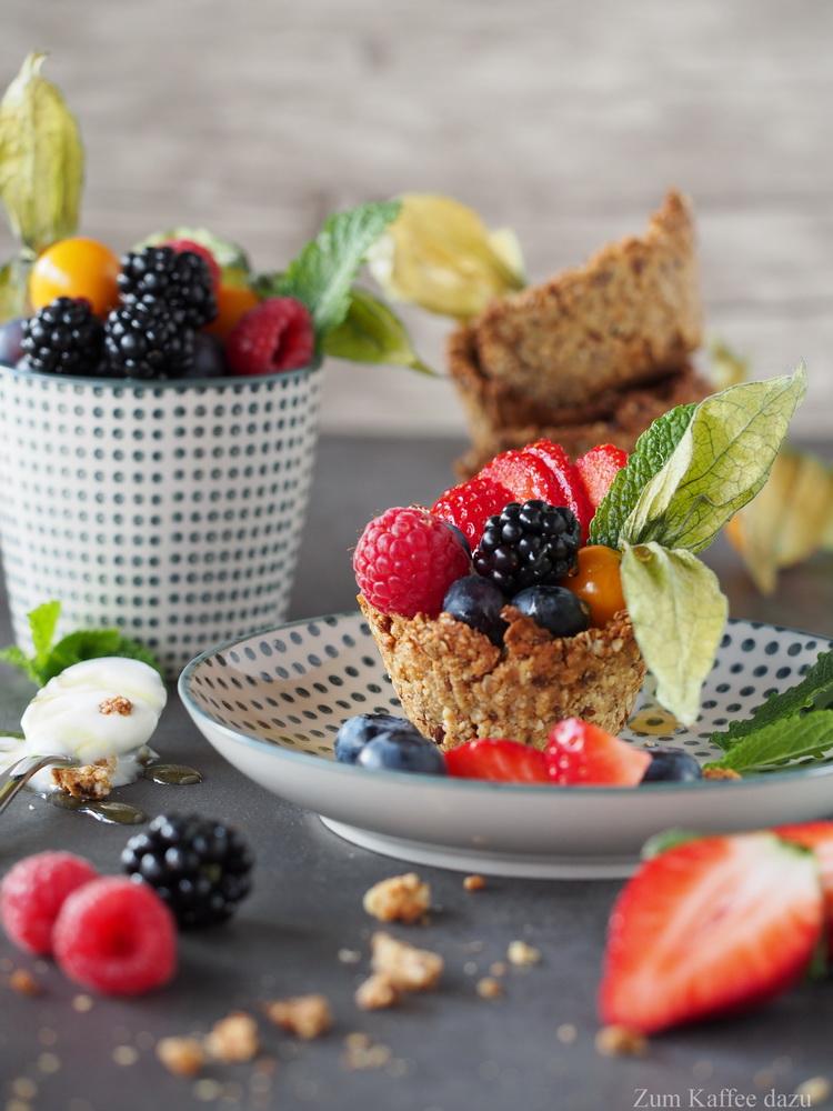 Rezeptbild: Müsli-Schälchen mit Joghurt und Obst
