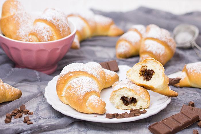 Rezeptbild: Schoko-Hörnchen