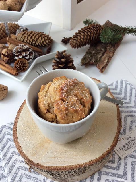 Rezeptbild: Apfel Marzipan Mug Cake