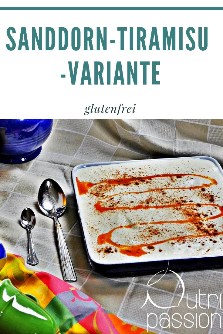 Rezeptbild: Glutenfreie Sanddorn-Tiramisu-Variante
