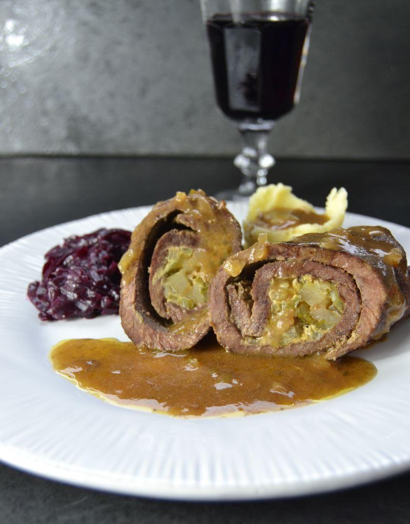 Rezeptbild: Rinderroulade auf westfälische Art 