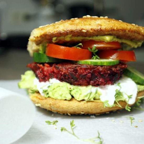 Rezeptbild: Rote Beete Burger