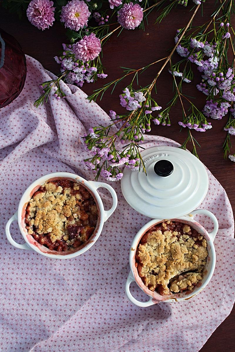 Rezeptbild: Pflaumen-Crumble