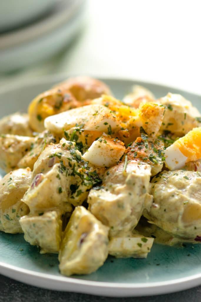 Rezeptbild: Curry Kartoffelsalat