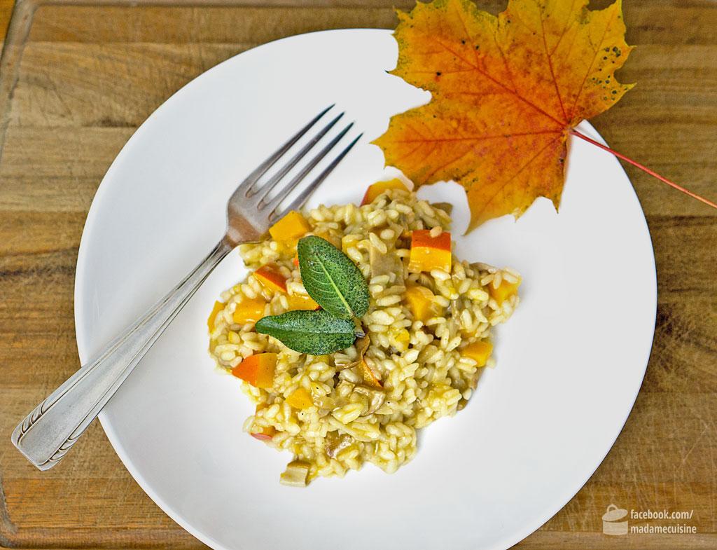 Rezeptbild: Steinpilz-Kürbis-Risotto
