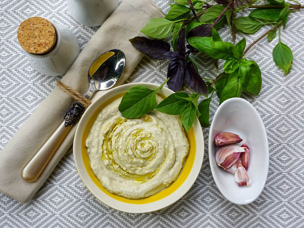 Rezeptbild: Basilikumcreme