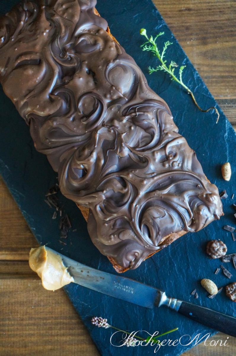 Rezeptbild: Gepfefferter Erdnussbutter Rührkuchen