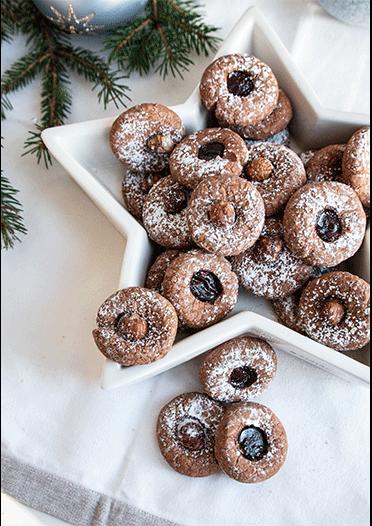 Rezeptbild: Schokoli mit Haselnuss oder Marmelade