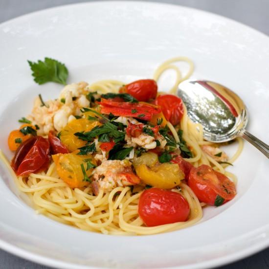 Rezeptbild: Scharfe Lobster Spaghetti