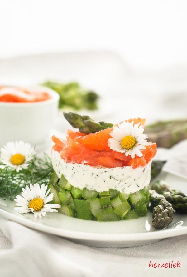 Rezeptbild: Spargelsalat mit Forelle