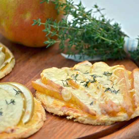 Rezeptbild: Tartelettes mit Birne und Comté