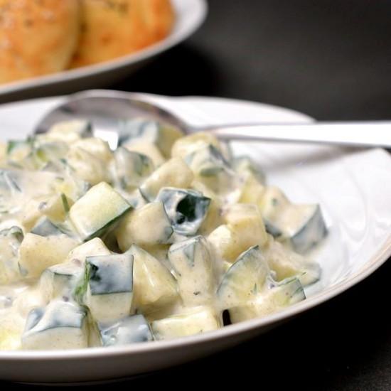 Rezeptbild: Gurken-Raita