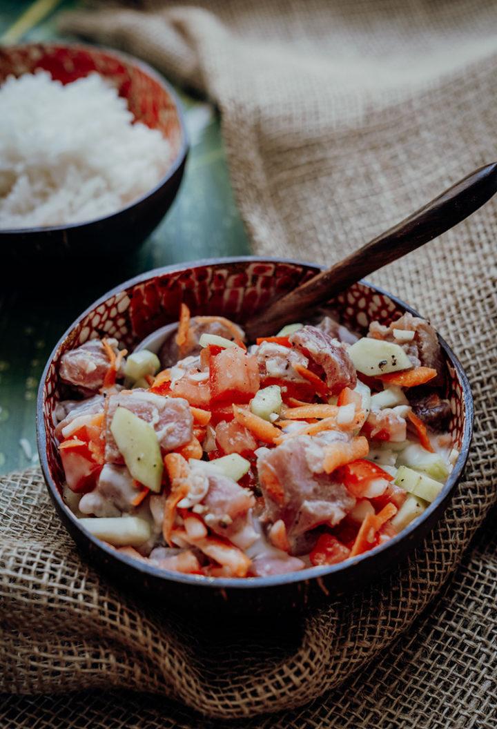 Rezeptbild: Poisson cru à la Tahitienne – Rezept aus Tahiti