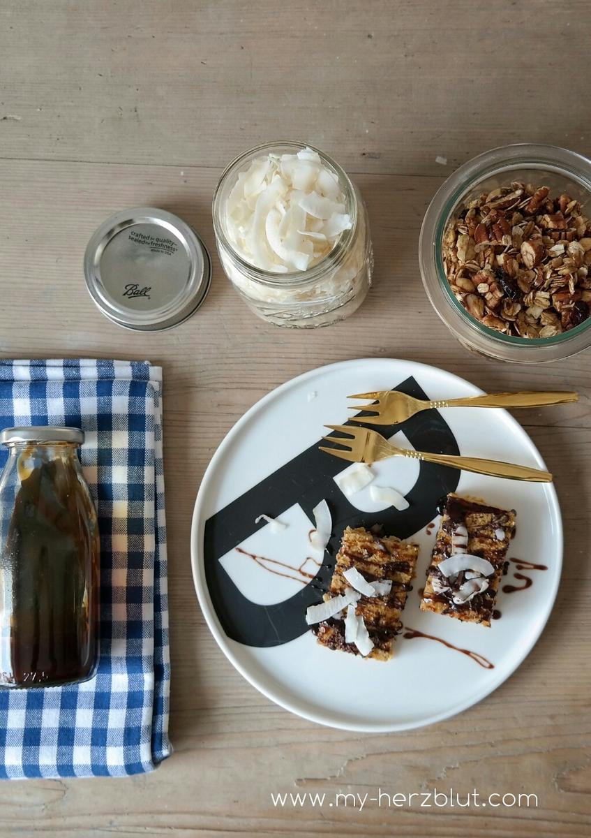 Rezeptbild: Aprikosen Kokos Riegel