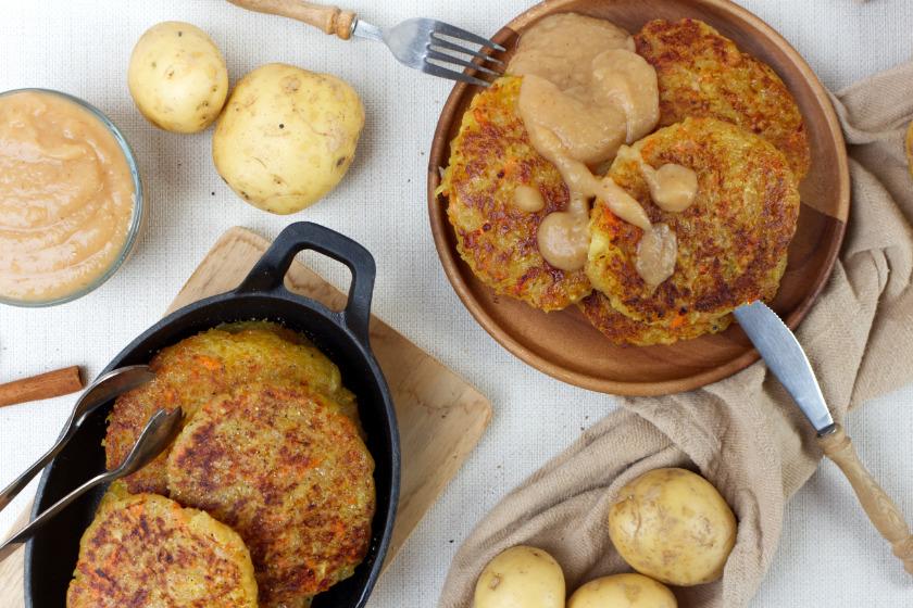 Rezeptbild: Vegane Kartoffelpuffer