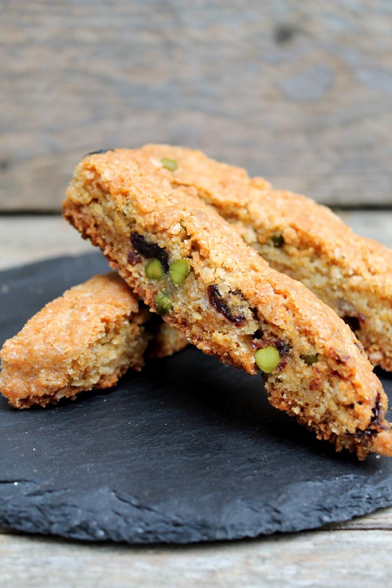 Rezeptbild: Biscotti mit Pistazien und getrockneten Kirschen