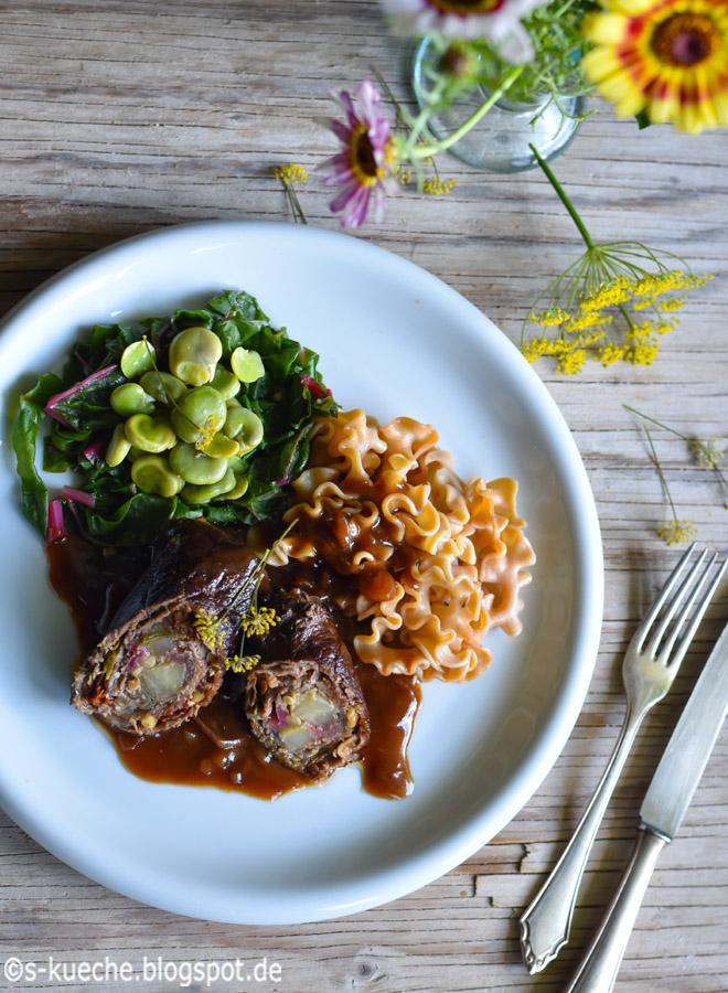 Rezeptbild: Italienische Rouladen vom Galloway Rind