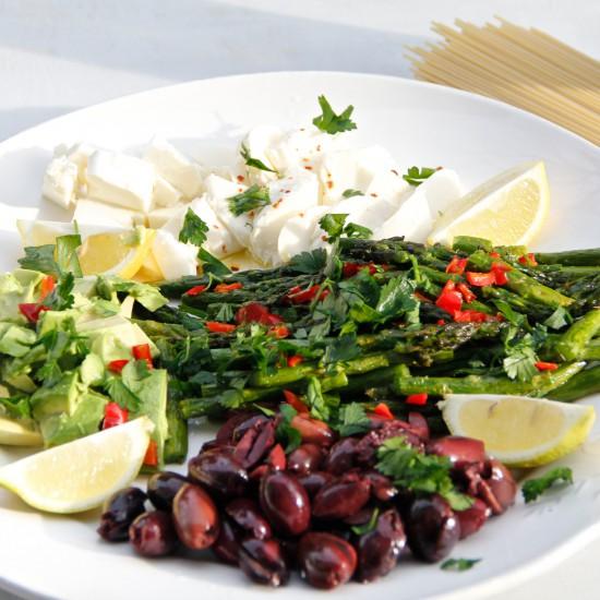 Rezeptbild: Spagetthi mit Spargel
