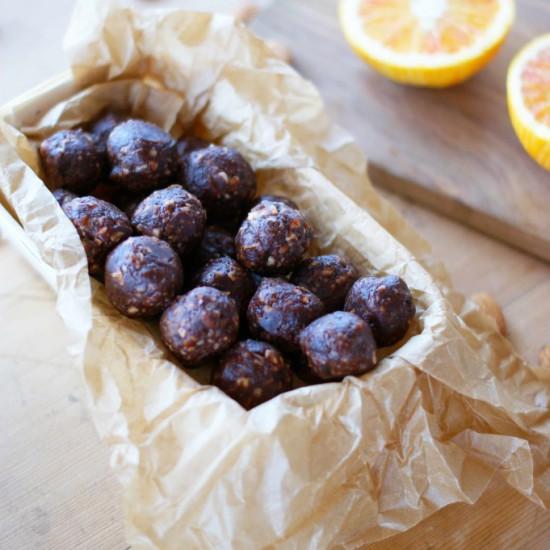 Rezeptbild: vegane Orangen-BlissBalls