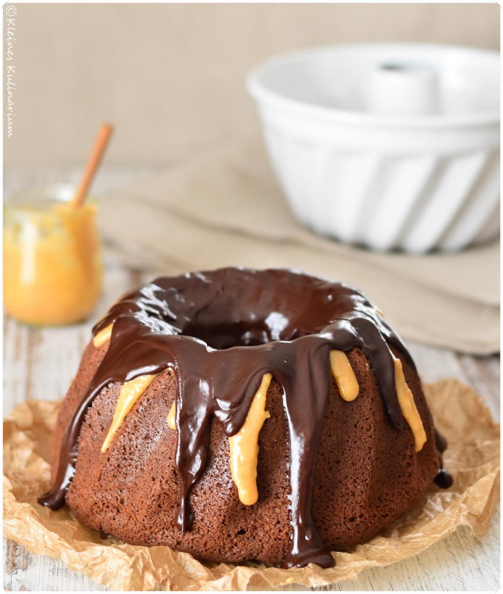 Rezeptbild: Baileys Napfkuchen mit Dulce de Leche und Ganache
