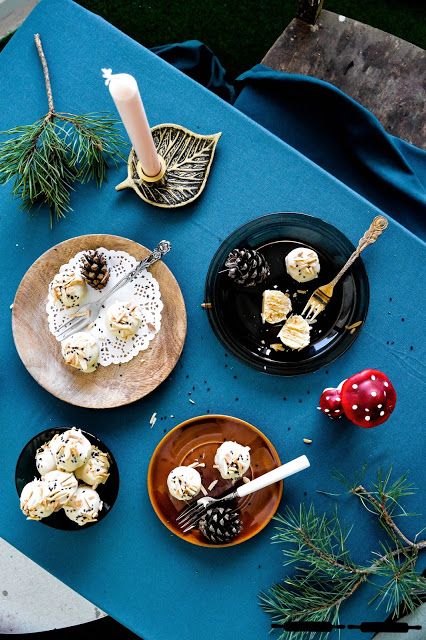 Rezeptbild: Eielikörpralinen mit schwarzen Sesam 