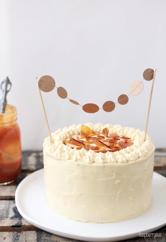 Rezeptbild: Bananen-Karamell-Torte