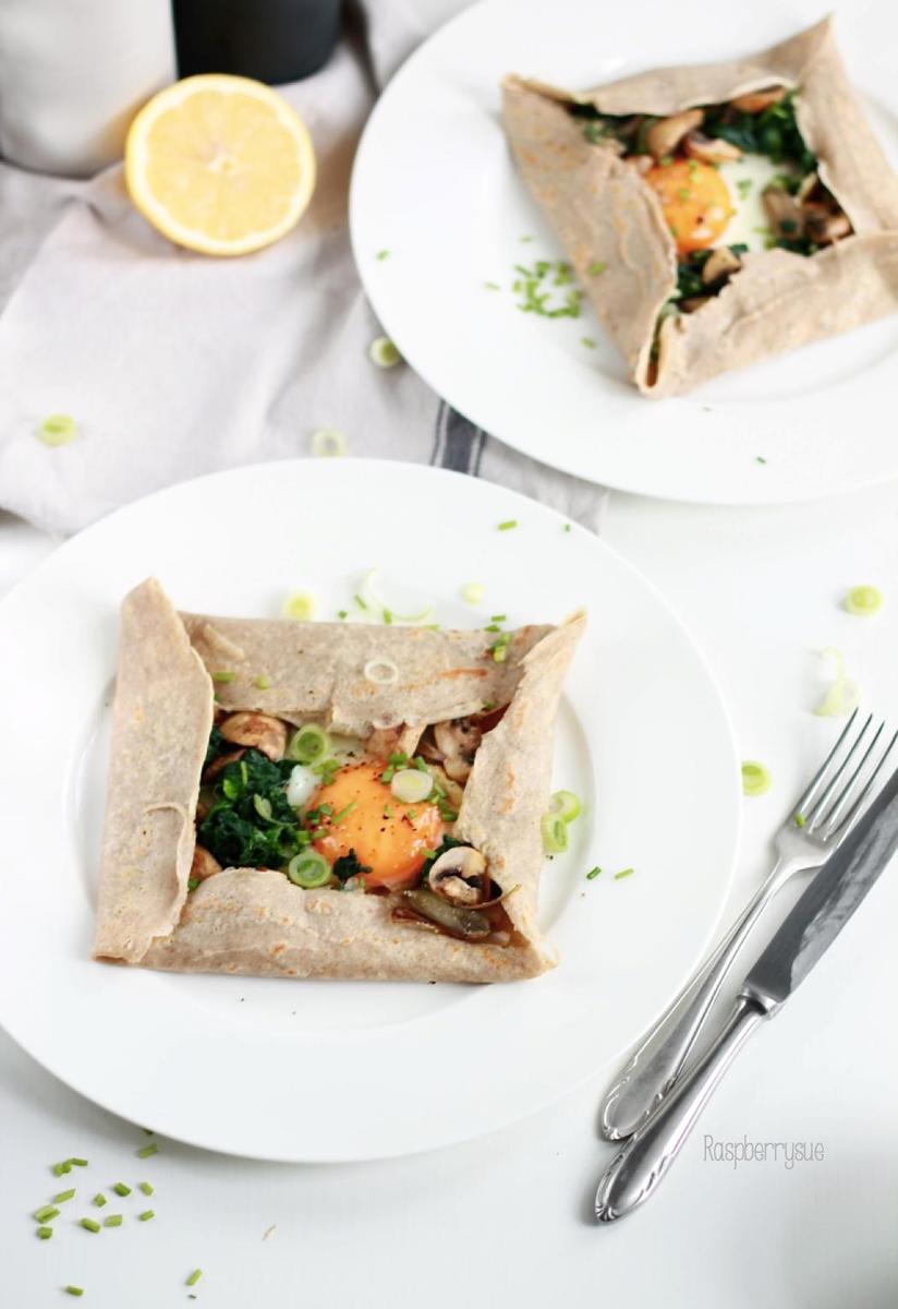 Rezeptbild: Galettes bretonnes mit Bärlauch