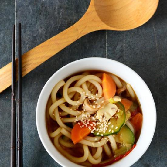 Rezeptbild: Udon-Nudelsuppe