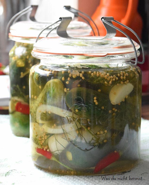 Rezeptbild: Gewürzgurken
