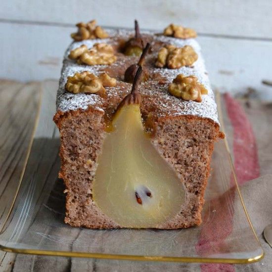 Rezeptbild: Walnuss Birnen Kuchen