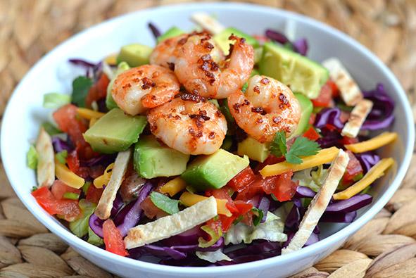 Rezeptbild: Spicy Shrimp and Avocado Salad