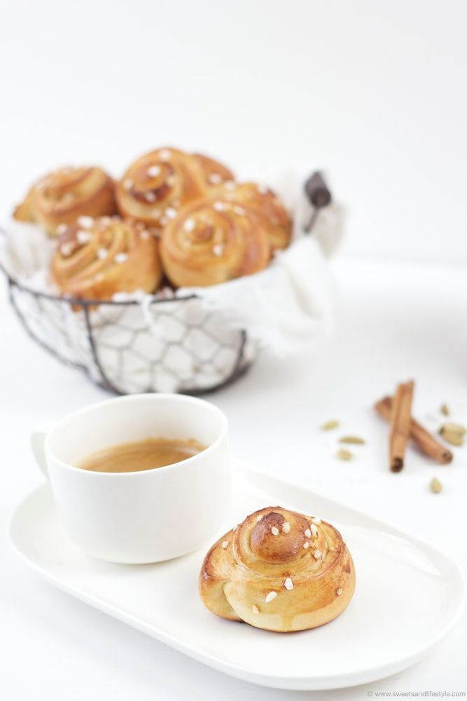 Rezeptbild: Schwedische Zimtschnecken (Kanelbullar)